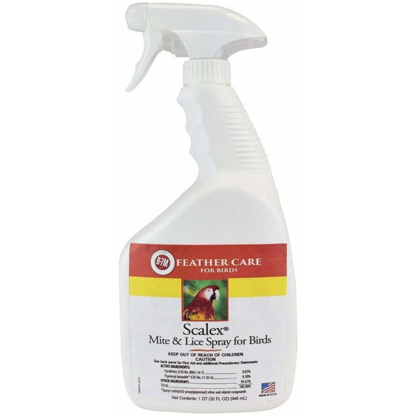 Miracle Care Pet Scalex Mite and Lice Spray for Birds, 32 oz