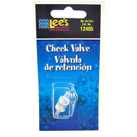 Lees Check Valve Spring Loaded for Aquarium Airline Tubing, 9 count