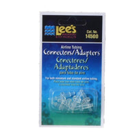 Lees Airline Tubing Connector/Adapter, 72 count (12 x 6 ct)