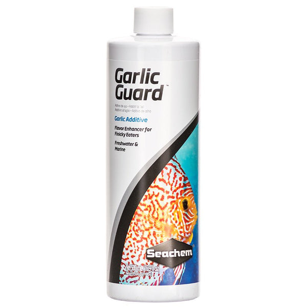 Seachem Garlic Guard Garlic Additive Flavor Enhancer for Freshwater and Marine Aquarium Fish, 50.7 oz (3 x 16.9 oz)