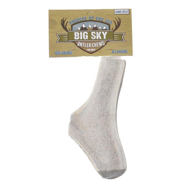 Big Sky Antler Chews Large Split, 3 count (3 x 1 ct)