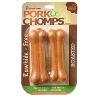 Pork Chomps Premium Roasted Pressed Bones, 4.5" - 36 count