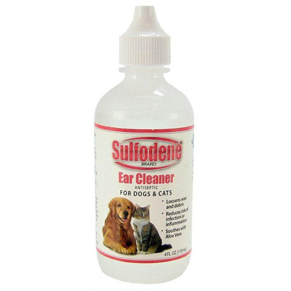 Sulfodene Ear Cleaner Antiseptic for Dogs and Cats, 28 oz (7 x 4 oz)