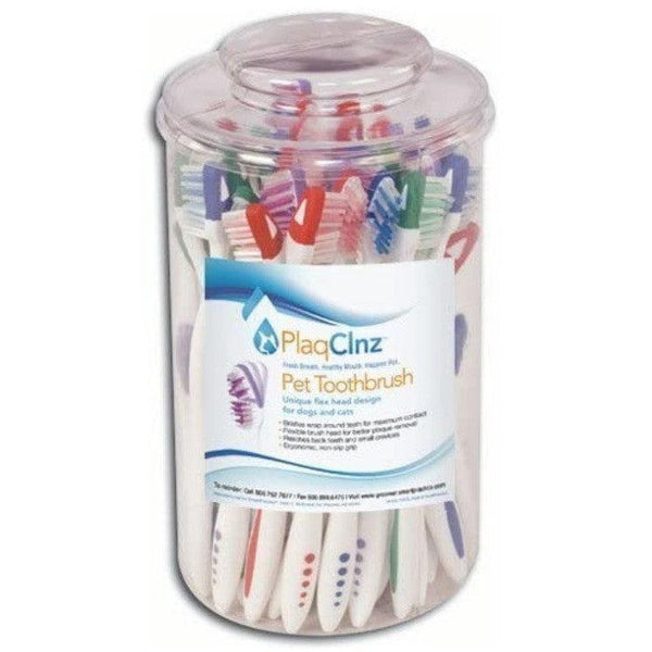 PlaqClnz Pet Toothbrushes for Dogs and Cats, 96 count (2 x 48 ct)