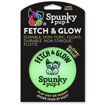 Spunky Pup Fetch and Glow Ball Dog Toy Assorted Colors, Large - 4 count