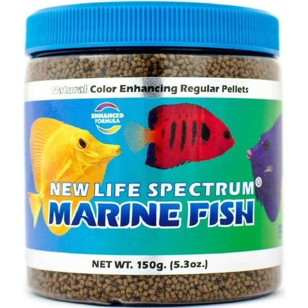 New Life Spectrum Marine Fish Food Regular Sinking Pellets, 450 gram (3 x 150 gm)