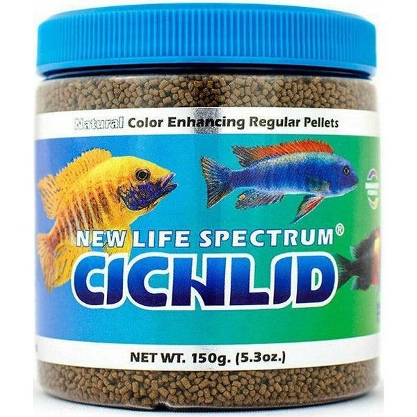 New Life Spectrum Cichlid Food Regular Sinking Pellets, 450 gram (3 x 150 gm)