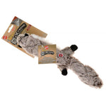 Skinneeez Extreme Quilted Raccoon Dog Toy, Mini - 3 count