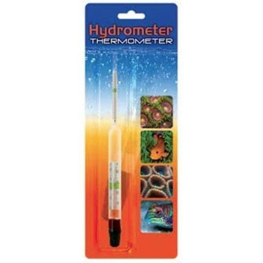 Rio Floating Glass Dual Hydrometer Thermometer, 6 count