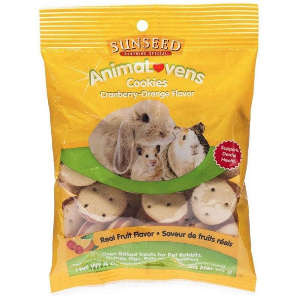 Sunseed AnimaLovens Cranberry Orange Cookies for Small Animals, 48 oz (12 x 4 oz)