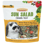 Sunseed Sun Salad Rabbit Foraging Treat, 60 oz (6 x 10 oz)