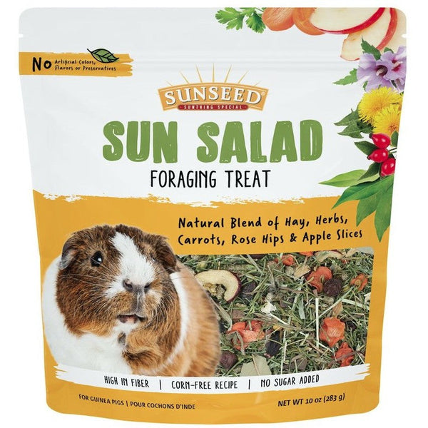 Sunseed Sun Salad Guinea Pig Foraging Treat, 60 oz (6 x 10 oz)