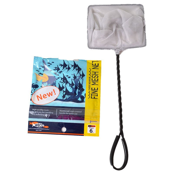 Weco Fine Mesh Fish Net for Aquariums, 6" net - 12 count