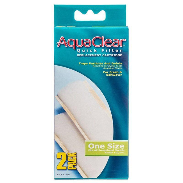 AquaClear Powerhead Quick Filter Replacement Cartridge, 12 count (6 x 2 ct)
