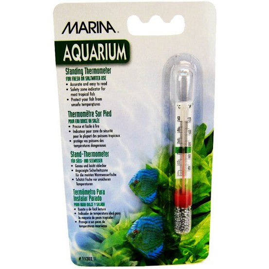 Marina Aquarium Standing Thermometer, 16 count