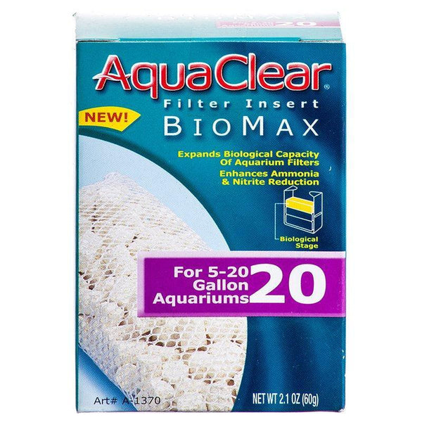 AquaClear BioMax Filter Insert, 20 gallon - 6 count