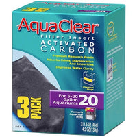 AquaClear Filter Insert Activated Carbon, 20 gallon - 18 count