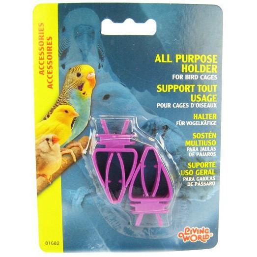 Living World All Purpose Holder for Bird Cages, 12 count (6 x 2 ct)