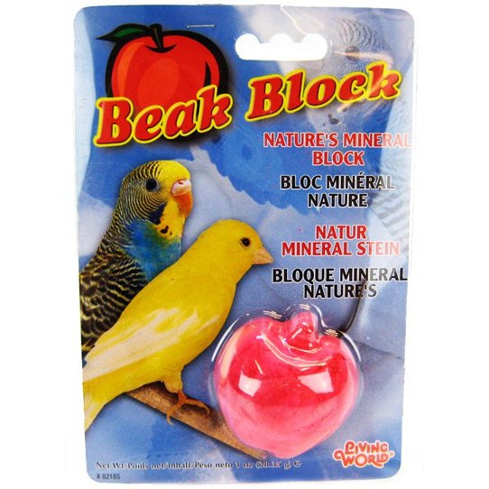 Living World Beak Block with Minerals Apple, 3 count