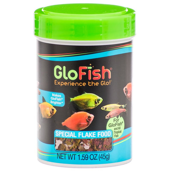 GloFish Special Flake Fish Food, 6.4 oz (4 x 1.6 oz)