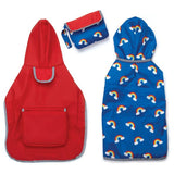 Zack & Zoey Reversible Pocket Raincoat Red, X-Large