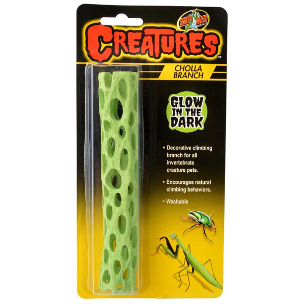 Zoo Med Creatures Cholla Branch Glow in the Dark for Insects, 6 count