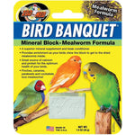 Zoo Med Bird Banquet Mineral Block Mealworm Formula, 6 count