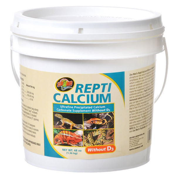 Zoo Med Repti Calcium Supplement without D3, 96 oz (2 x 48 oz)