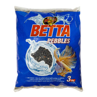 Zoo Med Natural Betta Pebbles Aquarium Substrate, 18 lb (6 x 3 lb)