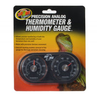 Zoo Med Precision Analog Reptile Thermometer and Humidity Gauge, 3 count (3 x 1 ct)