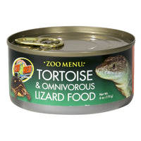 Zoo Med Zoo Menu Tortoise and Omnivorous Lizard Food, 48 oz (8 x 6 oz)