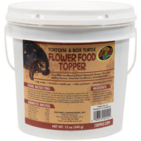 Zoo Med Tortoise and Box Turtle Flower Food Topper, 12 oz