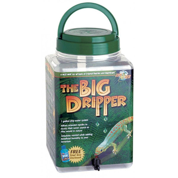 Zoo Med The Big Dripper Drip Water System for Reptiles, 4 count