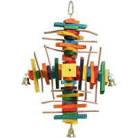 Zoo Max Radar Hanging Bird Toy, Large - 3 count