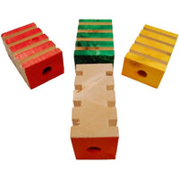 Zoo-Max 4 Groovy Blocks Bird Toy, 6 count