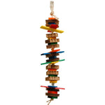 Zoo-Max Jumpy Hanging Bird Toy, Medium - 8 count