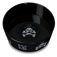 Loving Pets Dolce Moderno Bowl Bad to the Bone Design, Small - 1 count-Dog-Loving Pets-PetPhenom