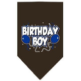Mirage Pet Products Birthday Boy Screen Print Bandana, Small, Assorted Colors-Dog-Mirage Pet Products-Cocoa-PetPhenom