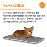 K&H Pet Products Thermo-Pet Mat Gray 14" x 28" x 0.5"-Dog-K&H Pet Products-PetPhenom