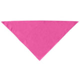 Mirage Pet Products Plain Bandana, Small, Assorted Colors-Dog-Mirage Pet Products-Bright Pink-PetPhenom