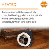 K&H Pet Products Thermo-Pet Cave Heated Navy 17" x 15" x 13"-Cat-K&H Pet Products-PetPhenom