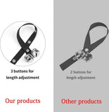 Dog Doorbells for Door Knob, Adjustable and Durable, for Short and Tall Dogs-Luckyiren - B07JNM8PYW-Black-PetPhenom