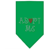 Mirage Pet Products Adopt Me Rhinestone Bandana, Small, Assorted Colors-Dog-Mirage Pet Products-Emerald Green-PetPhenom