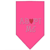 Mirage Pet Products Adopt Me Rhinestone Bandana, Small, Assorted Colors-Dog-Mirage Pet Products-Bright Pink-PetPhenom