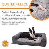 K&H Pet Products Air Sofa Pet Bed Geo Flower Small Gray 18" x 24" x 7"-Dog-K&H Pet Products-PetPhenom