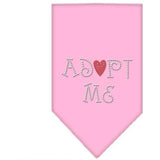 Mirage Pet Products Adopt Me Rhinestone Bandana, Large, Assorted Colors-Dog-Mirage Pet Products-Light Pink-PetPhenom
