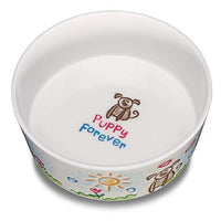 Loving Pets Dolce Moderno Bowl Puppy Forever Design, Large - 1 count-Dog-Loving Pets-PetPhenom