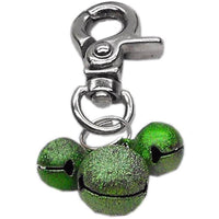 Mirage Pet Products Lobster Claw Bell Charm, Assorted Colors-Dog-Mirage Pet Products-Emerald Green-PetPhenom