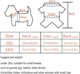 Small Animal Costume for Guinea Pig, Bunny Rabbit, Kitten, Ferret - 2 Pieces-QIUQIU US Store - B09GM9YQ25-XXX-Small-PetPhenom