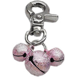 Mirage Pet Products Lobster Claw Bell Charm, Assorted Colors-Dog-Mirage Pet Products-Light Pink-PetPhenom